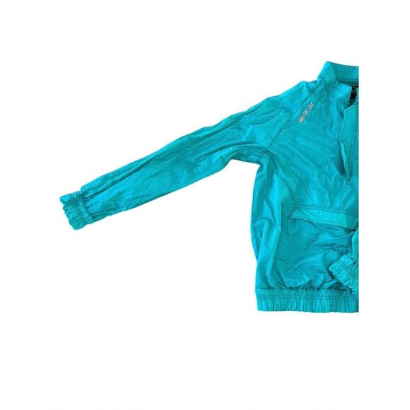 Arctic Cat Vintage 90's Windbreaker Light Weight Jacket Teal Size Small - Picture 2 of 8